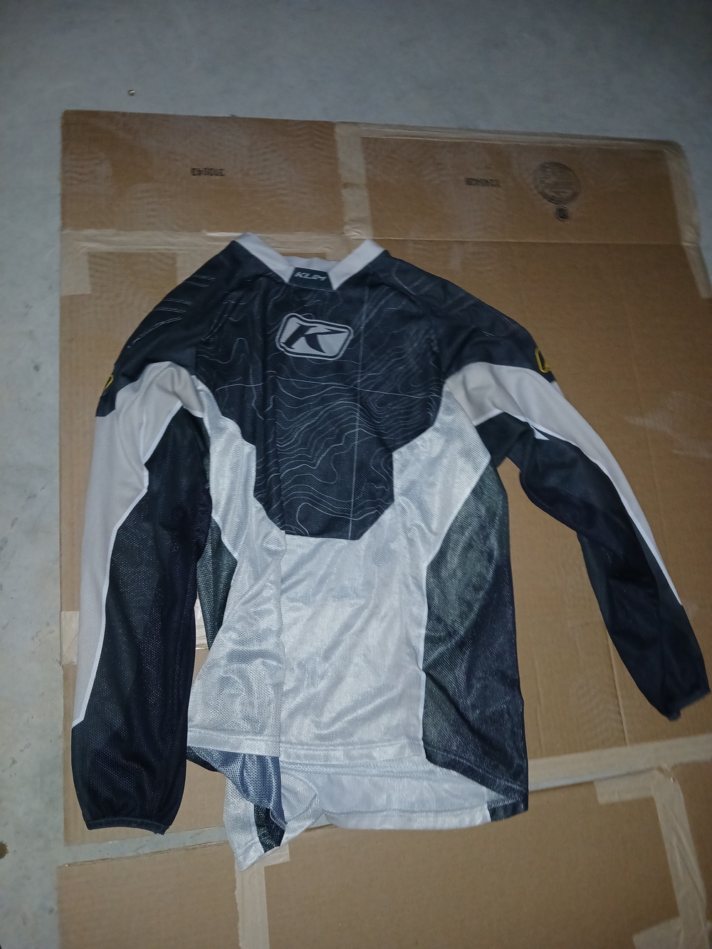 KLIM Black and Gray Mesh Motorcycle Jersey